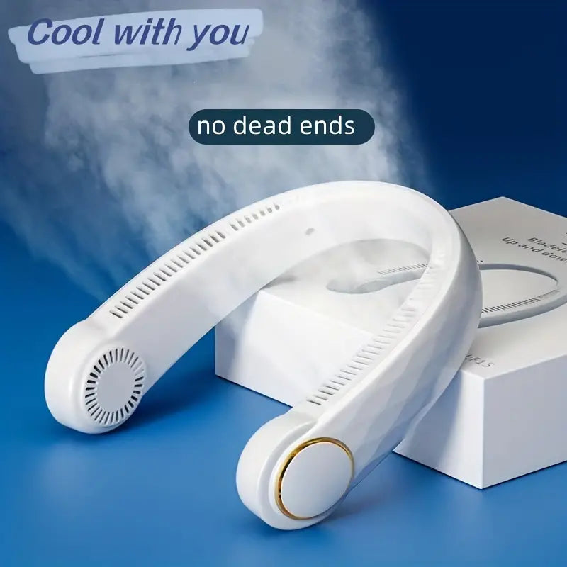 USB Portable Leafless Hanging Neck Fan (1pc)