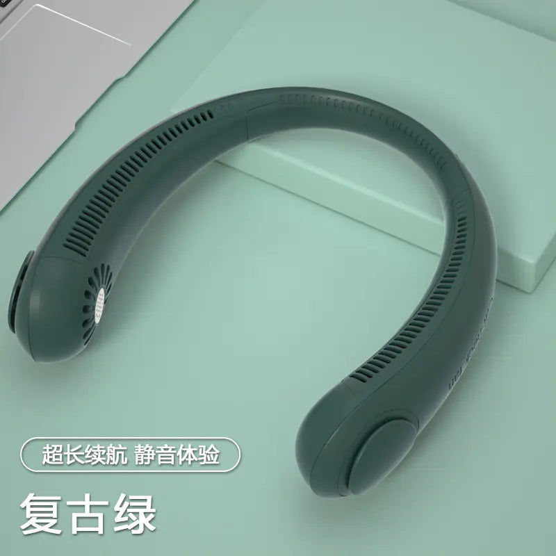 New Portable USB Rechargeable Neck Fan
