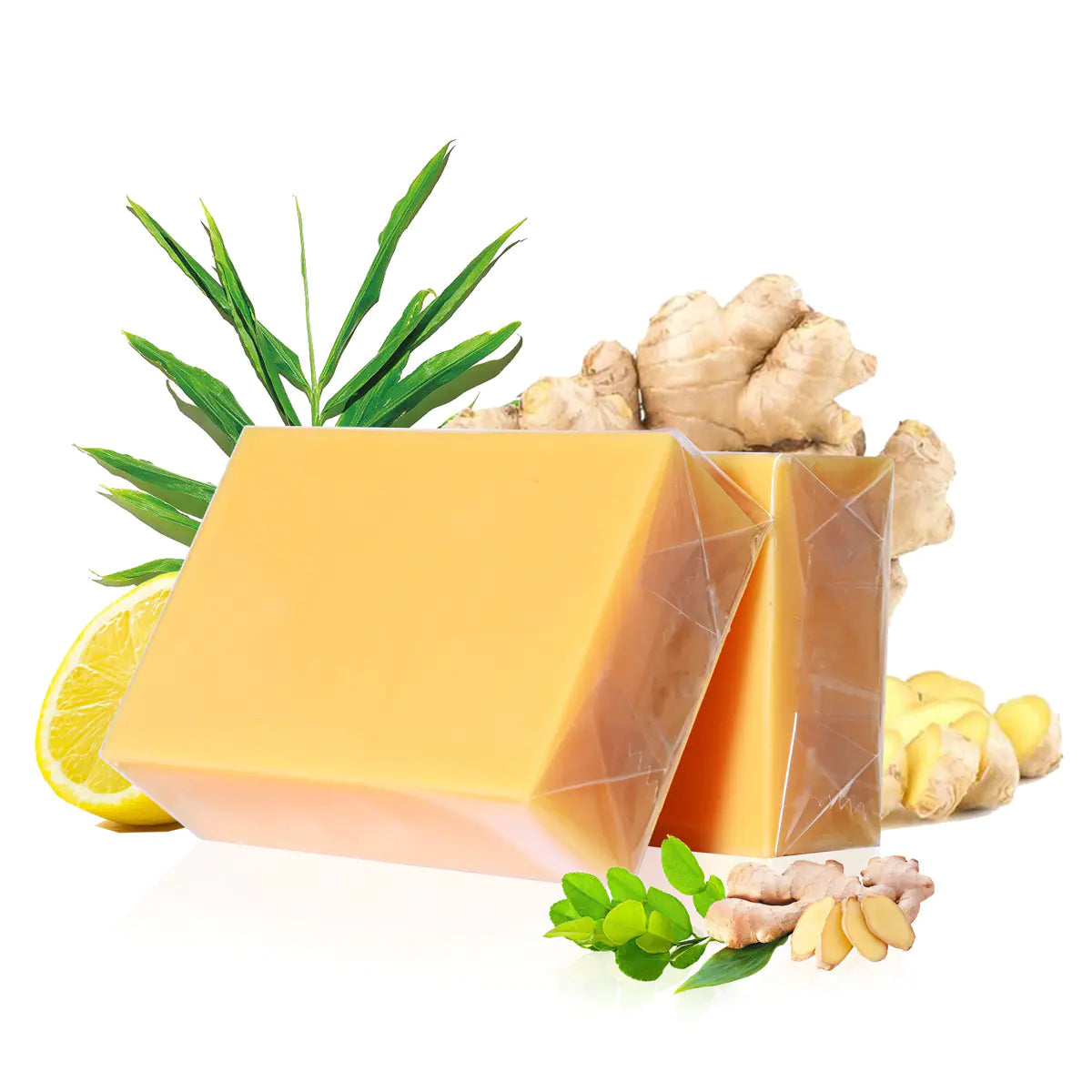 Bulk Turmeric Soap with Essential Oils and Ginger Lemon