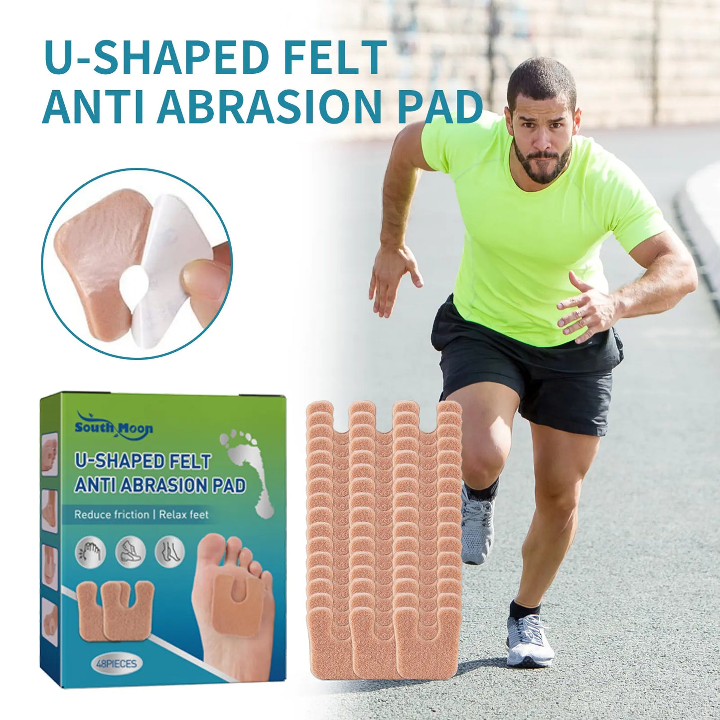 Anti-Abrasion Forefoot Pads for Pain Relief