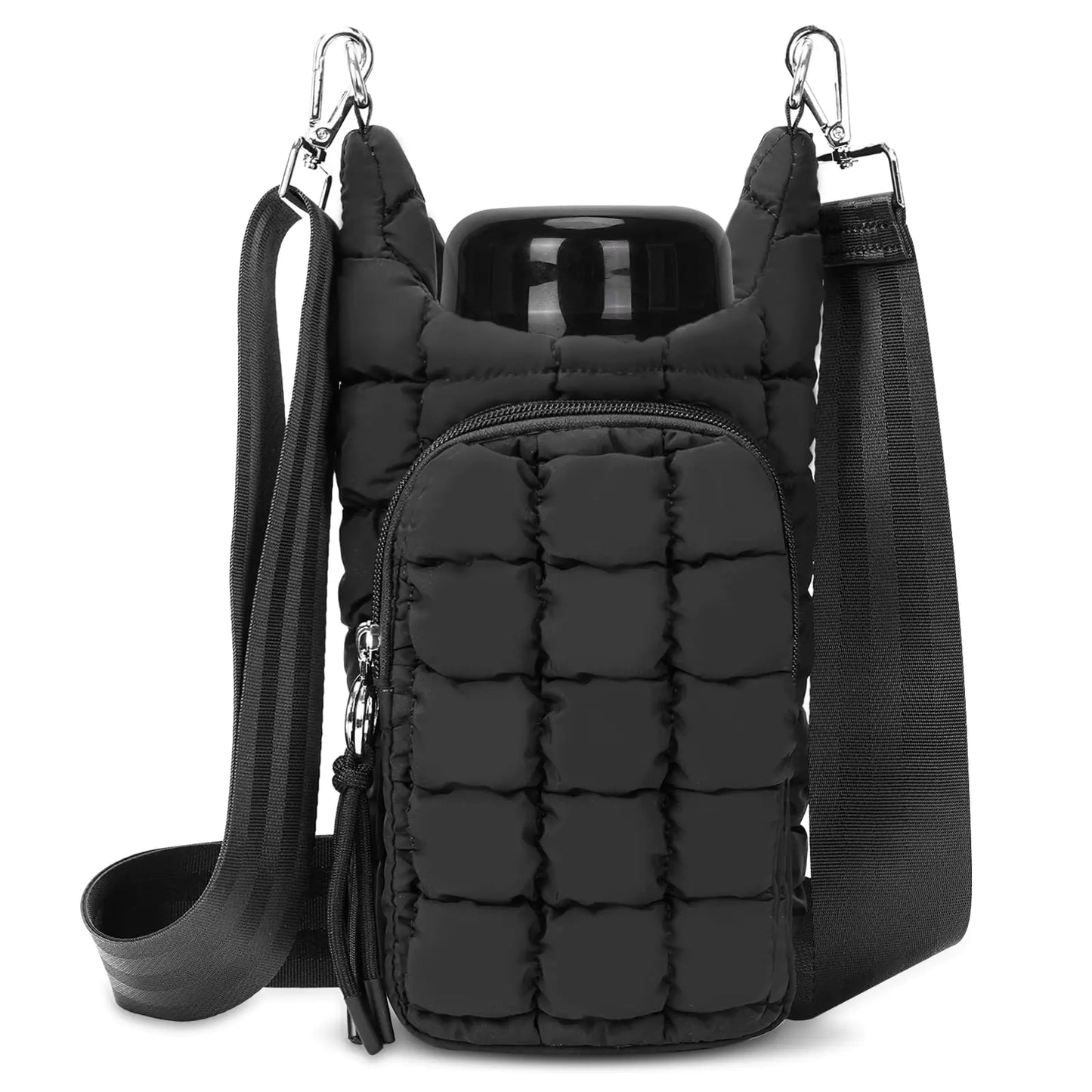 ThriveGear Quilted Crossbody Bottle Sling — Style, Comfort, and Eco-Friendly Function