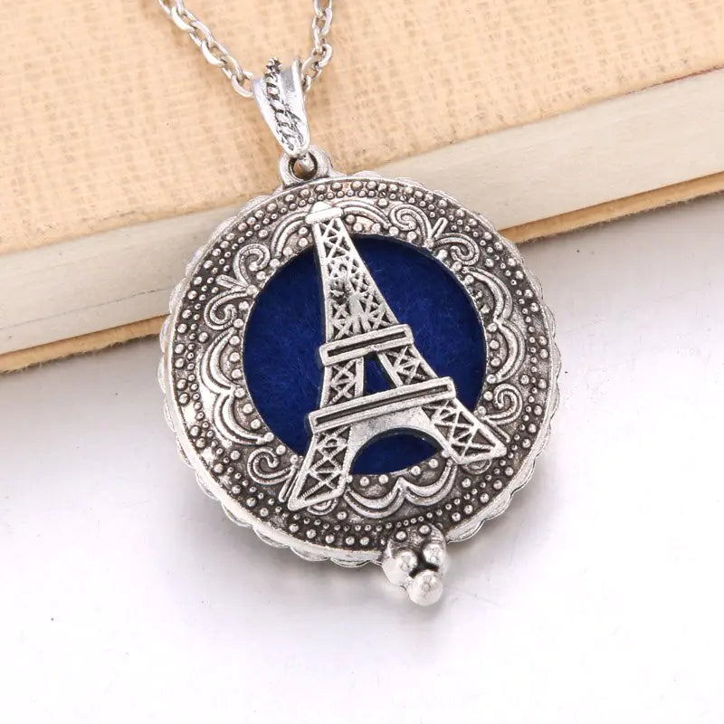 Aromatherapy Essential Oil Owl Pendant Necklace