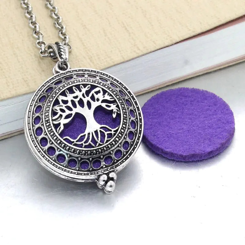 Aromatherapy Essential Oil Owl Pendant Necklace