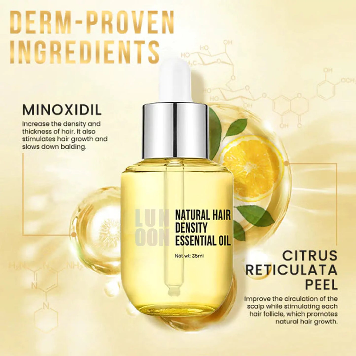 LUNOON Hair Repair Oil for Strong and Nourished Hair