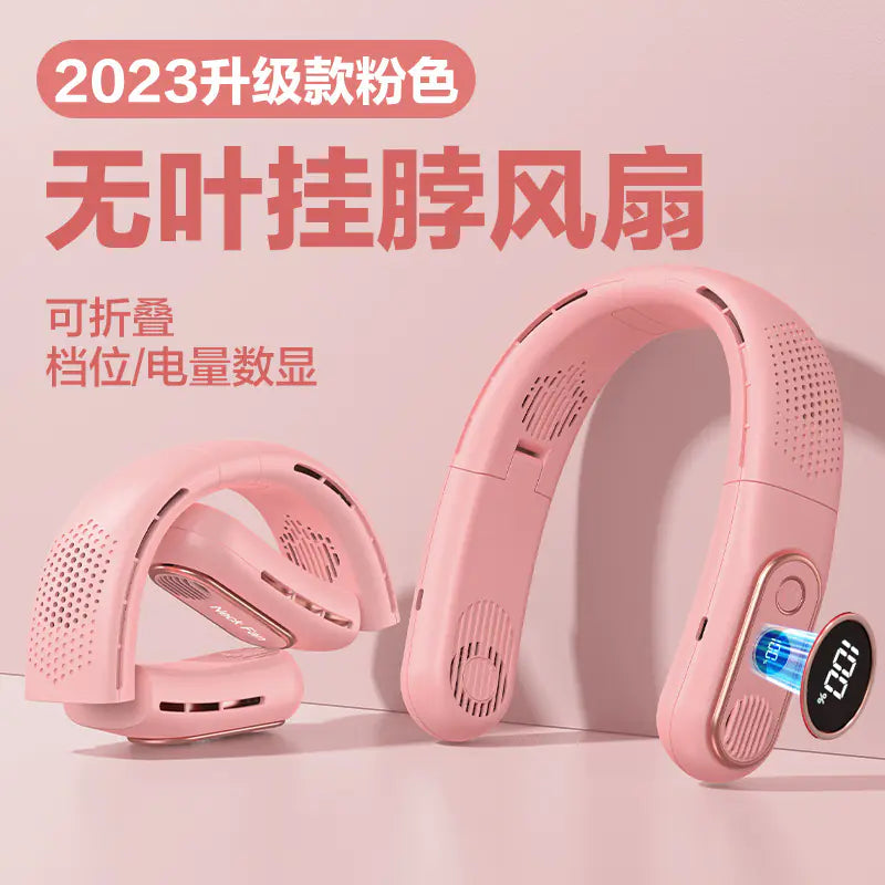 New Portable USB Rechargeable Neck Fan