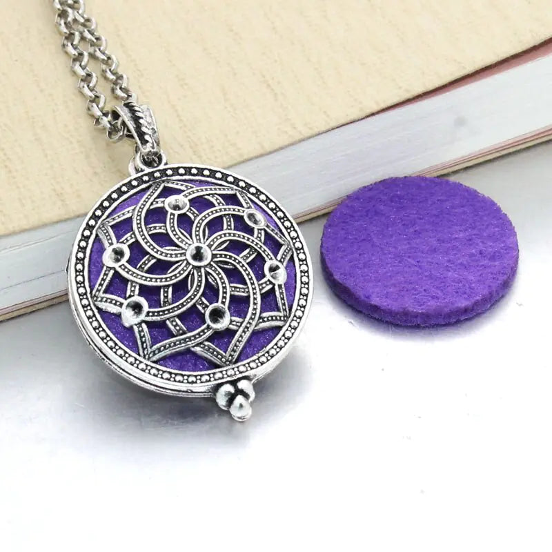 Aromatherapy Essential Oil Owl Pendant Necklace