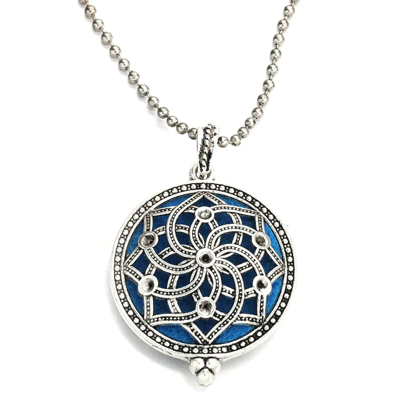Aromatherapy Essential Oil Owl Pendant Necklace