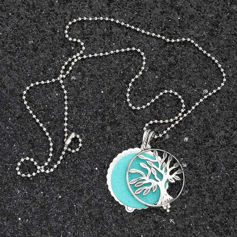 Aromatherapy Essential Oil Owl Pendant Necklace