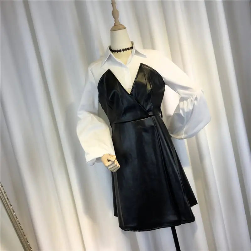 Light Luxury Women's Dresses and Shirts Combo