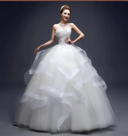 Elegant Single-Strap Wedding/Bridal Dresses