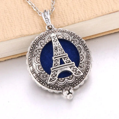 Aromatherapy Essential Oil Owl Pendant Necklace
