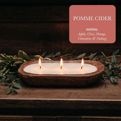 TG 3-Wick Dough Bowl Soy Candles