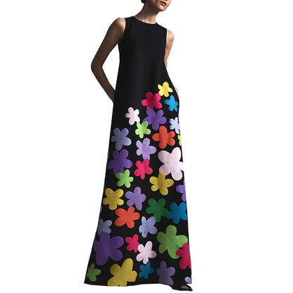 Sleeveless Printed Dresses for Women