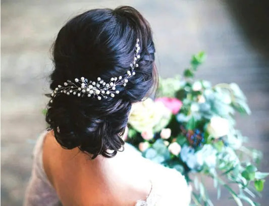 Handmade Beaded Hair Comb for Brides and Dresses