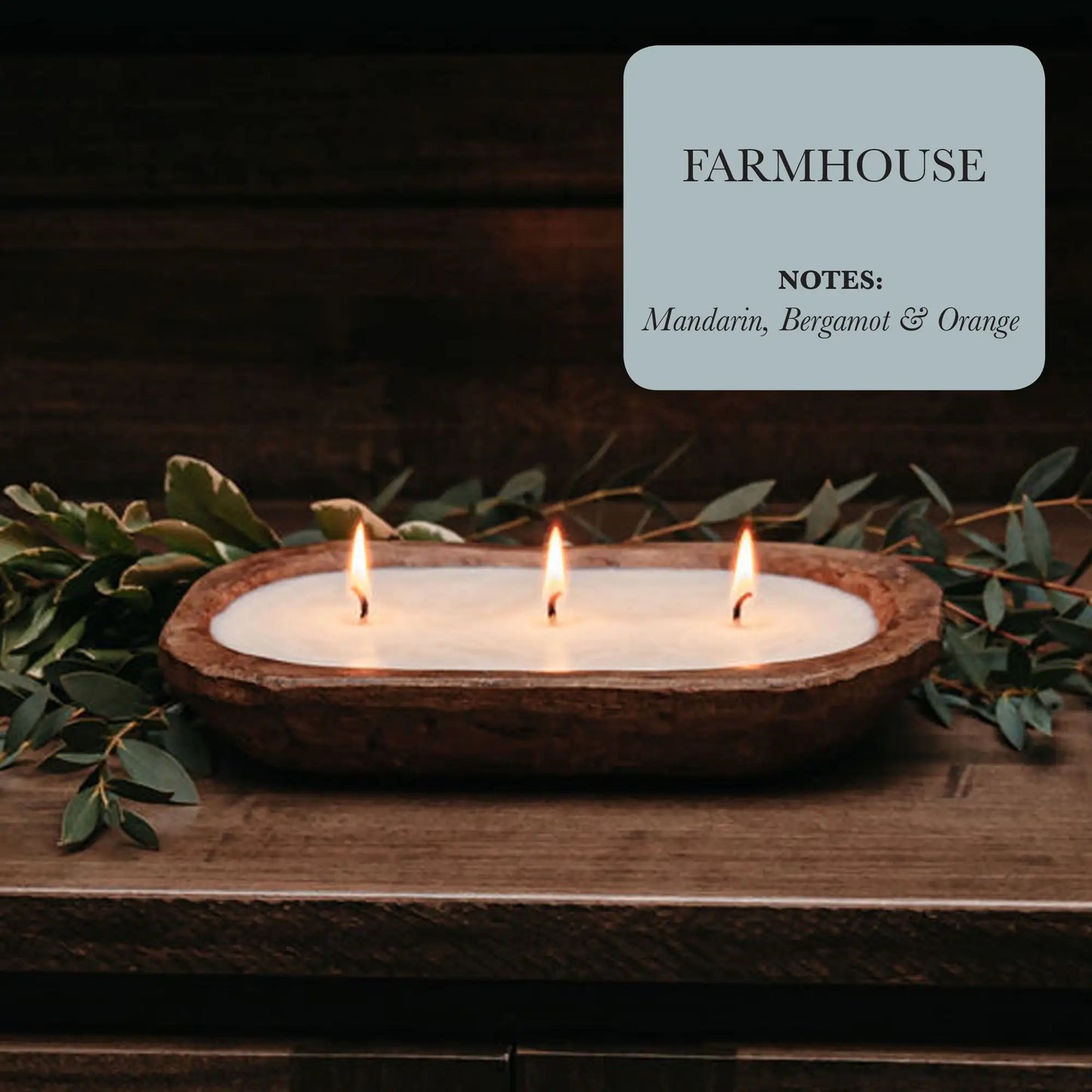 TG 3-Wick Dough Bowl Soy Candles