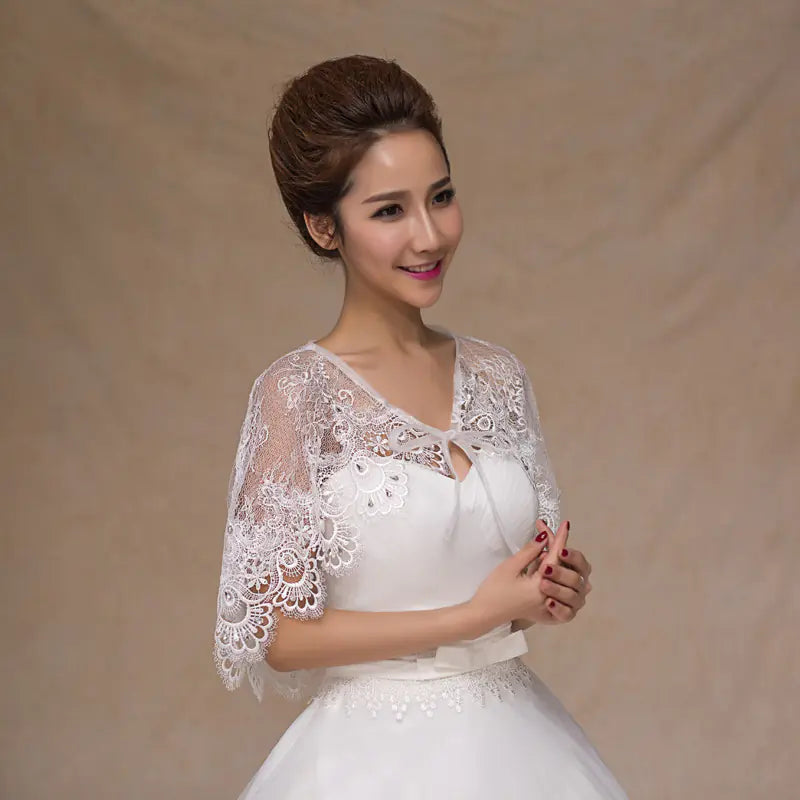 Lace Wedding Shawl for Dresses and Gowns