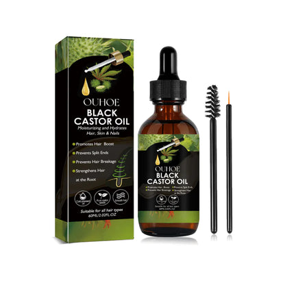 Cold-Pressed Black Castor Oil