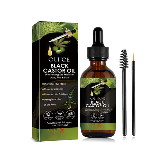 Cold-Pressed Black Castor Oil