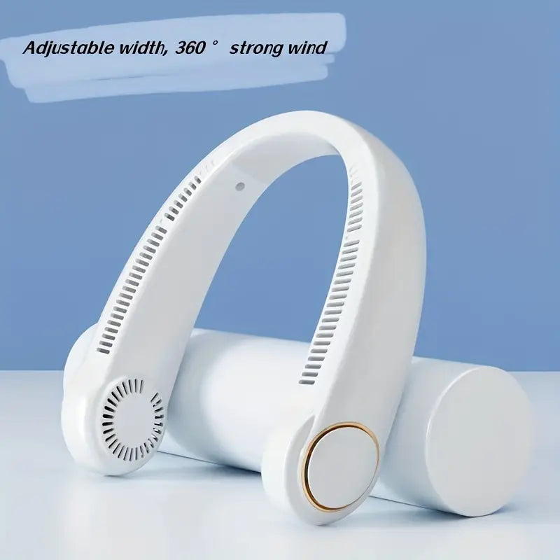 USB Portable Leafless Hanging Neck Fan (1pc)