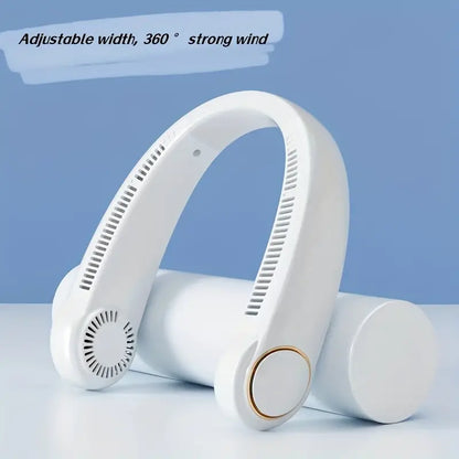 USB Portable Leafless Hanging Neck Fan (1pc)
