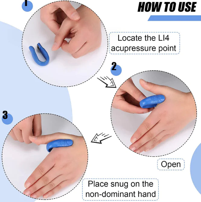 Wearable Acupressure Headache Relief Device (Single Unit)