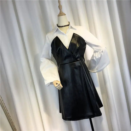 Light Luxury Women's Dresses and Shirts Combo
