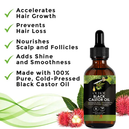 Cold-Pressed Black Castor Oil