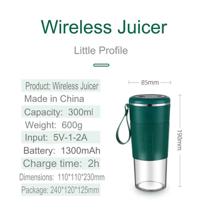 Portable Blender for Smoothies and Shakes