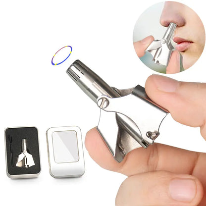 Men's Nose Hair Trimmer - Stainless Steel Manual Shaver