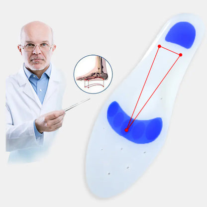 Perforated Silicone Full Pad for Heel Pain Relief