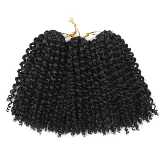 Jerry Curl Crochet Hair Extensions Wigs