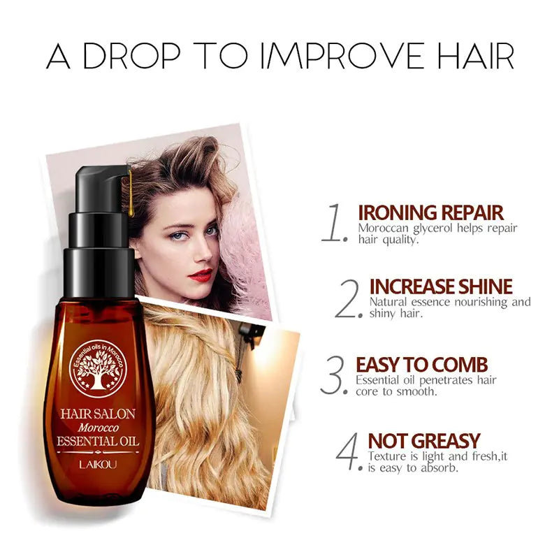 Moroccan Hair Oil Conditioner for Smooth, Nourished Hair