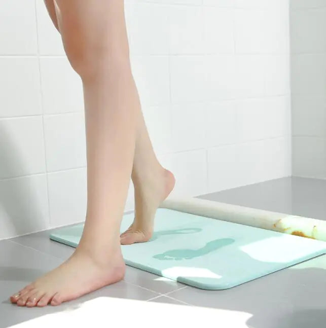 Diatomaceous Earth Bath Mat, Anti-Slip Floor Mat
