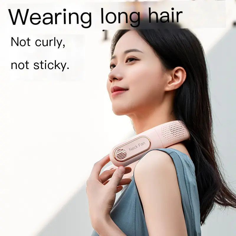 New Portable USB Rechargeable Neck Fan