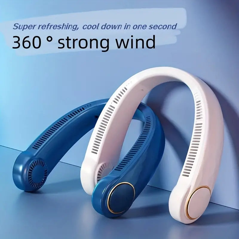 USB Portable Leafless Hanging Neck Fan (1pc)