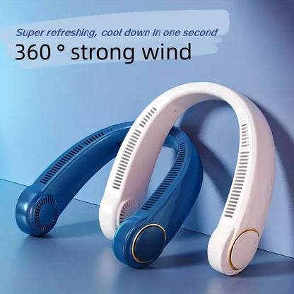 USB Portable Leafless Hanging Neck Fan (1pc)