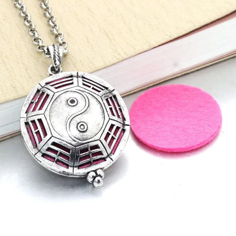 Aromatherapy Essential Oil Owl Pendant Necklace