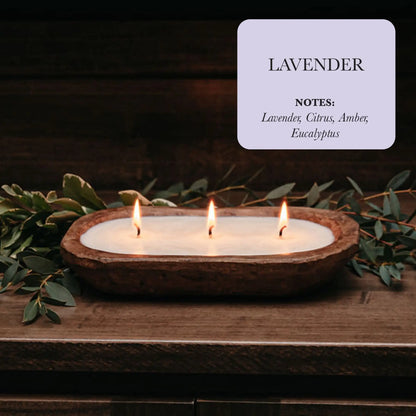 TG 3-Wick Dough Bowl Soy Candles