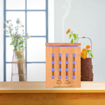 Bamboo Wood 200ML Aromatherapy Diffuser with LED Lights