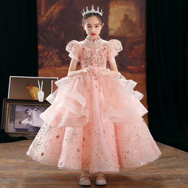 Elegant High-End Princess Dresses for Girls' Events