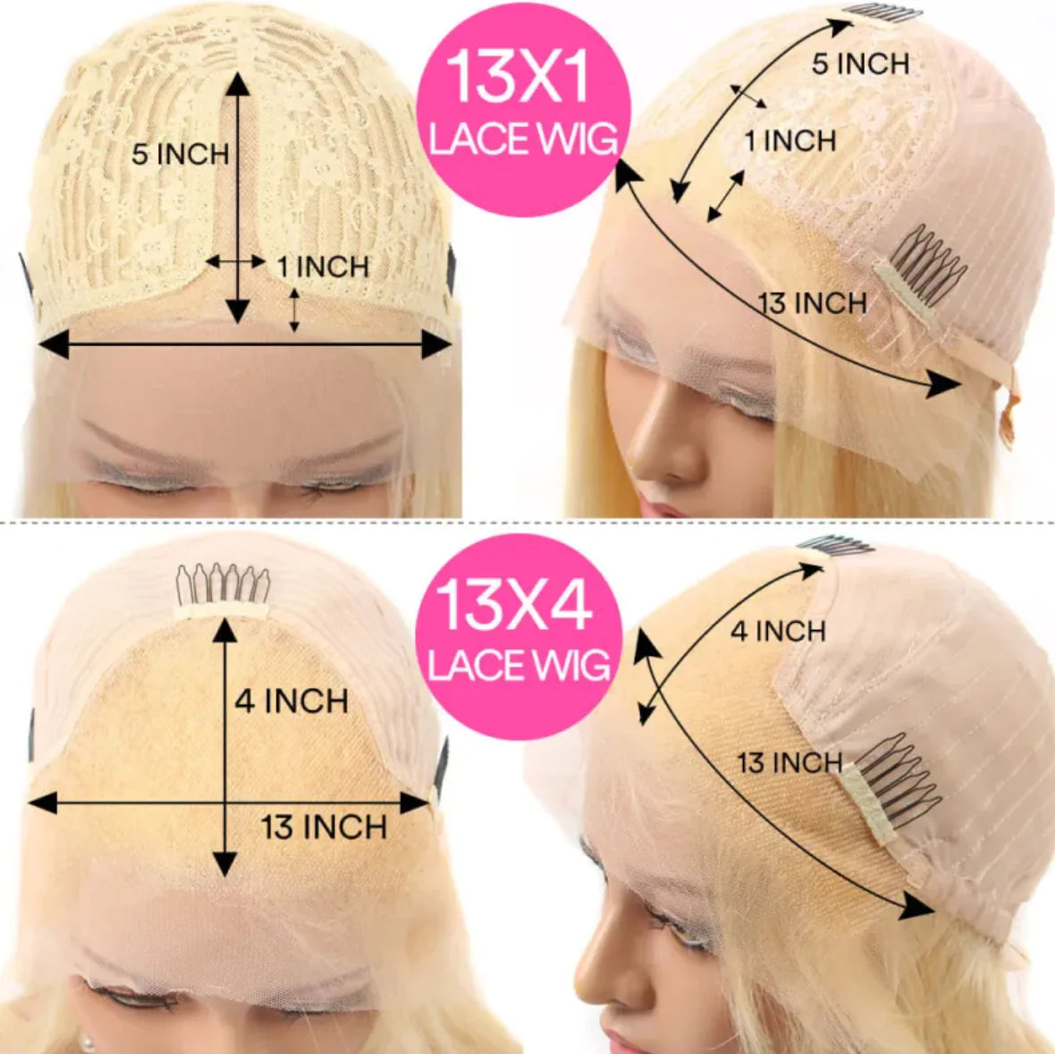 13x4 Lace Front Real Hair Wig