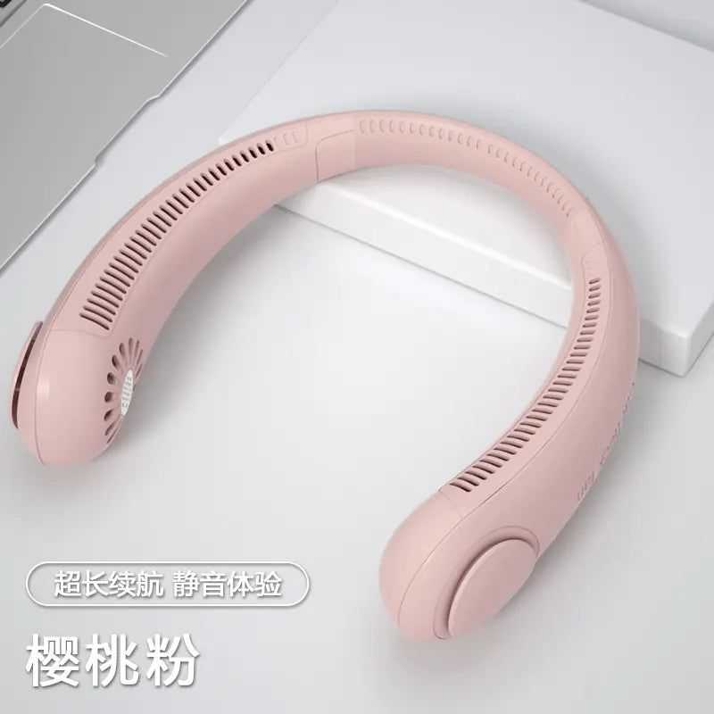 New Portable USB Rechargeable Neck Fan