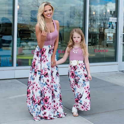 Fashionable Mother-Daughter Matching Dresses